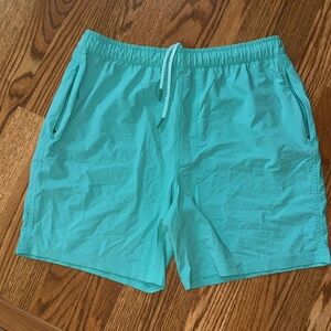 Myles Apparel Men's Everyday Shorts 6" Shorts Large Turquoise Green